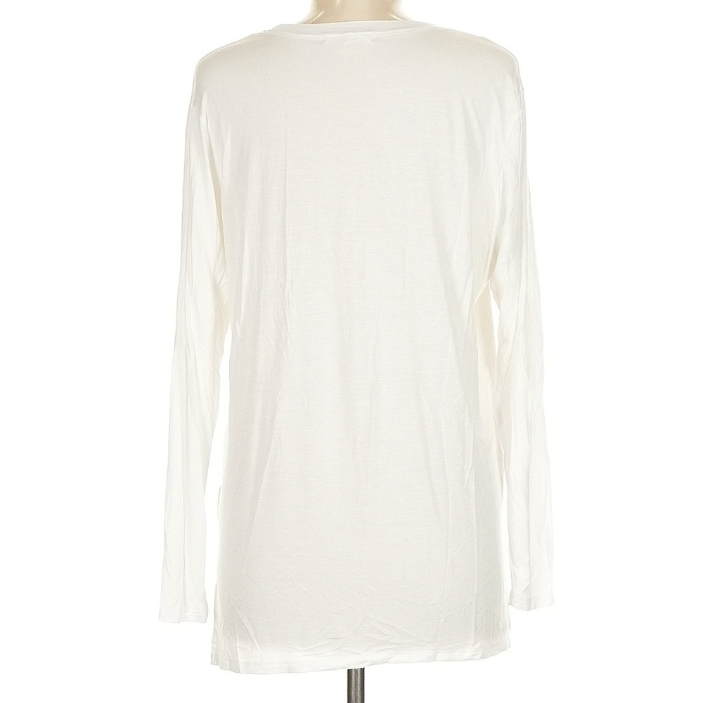 Joah Brown White Long Sleeve Size M/L - Picture 6 of 8
